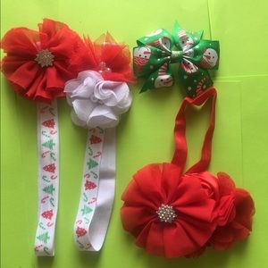 Girls Christmas hair accessories